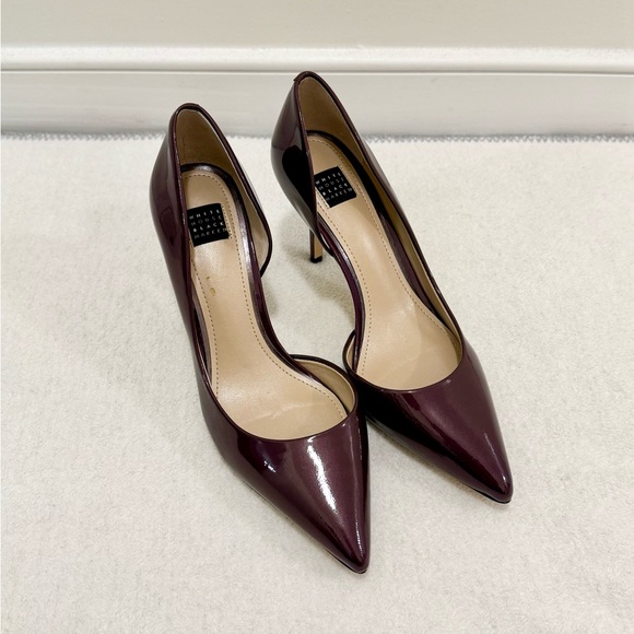 Plum Patent Leather Heels Women’s Size 7.5M - Picture 2 of 11